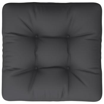 Palettenkissen Schwarz 60x61,5x10 cm Stoff