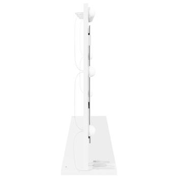 Waschtischspiegel Weiß 100 x 55 x 18 cm Rechteckig