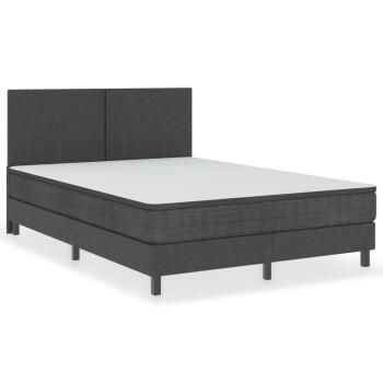 Kopfteil Dunkelgrau Stoff 140×200 cm