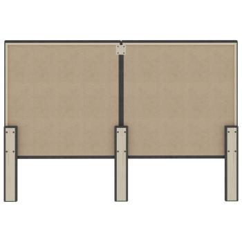 Boxspringbett Dunkelgrau Stoff 140x200 cm
