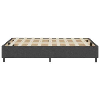 Boxspringbett Dunkelgrau Stoff 140x200 cm