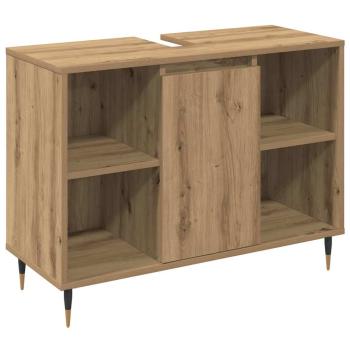 Badezimmermöbel-Set 3 stk. Artisan-Eiche 30 x 30 x 180 cm