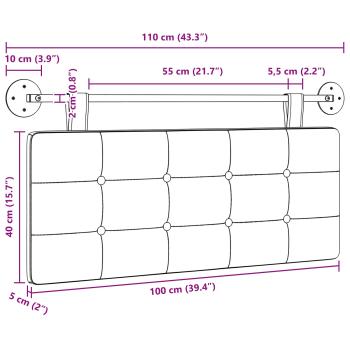 Hängendes Kopfteil Kunstleder