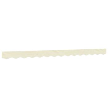 Markisenvolant Creme Gestreift 350 cm