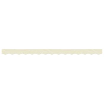 Markisenvolant Creme Gestreift 350 cm