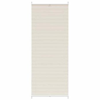 Plissee Faltrollo Rollo Jalousie Plisseerollo 90x200cm Creme
