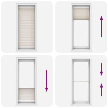 Plissee Faltrollo Rollo Jalousie Plisseerollo 90x200cm Creme