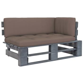 ARDEBO.de - Outdoor-Ecksofa Paletten Kiefernholz Imprägniert Grau