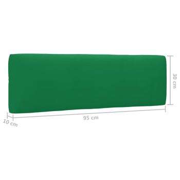 Garten-Ecksofa aus Paletten Schwarz Imprägniertes Kiefernholz