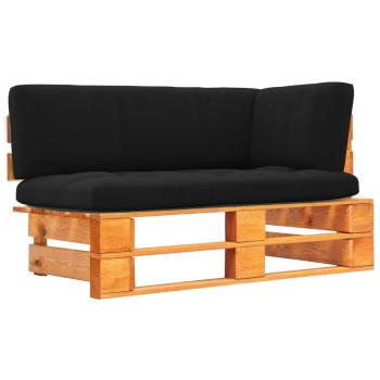 ARDEBO.de - Garten-Ecksofa aus Paletten Honigbraun Kiefernholz Imprägniert