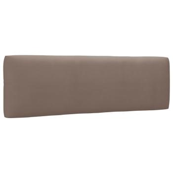 2-Sitzer-Palettensofa mit Kissen Grau Imprägniertes Kiefernholz
