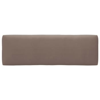 2-Sitzer-Palettensofa Schwarz Imprägniertes Kiefernholz