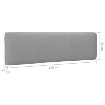 4-tlg. Paletten-Lounge-Set Weiß Imprägniertes Kiefernholz