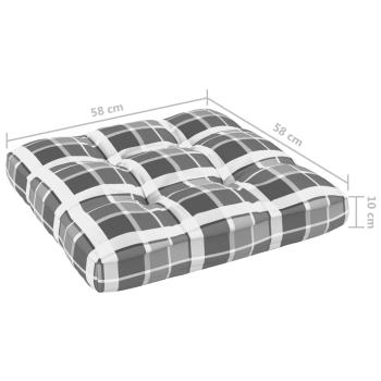 6-tlg. Paletten-Lounge-Set mit Kissen Imprägniertes Kiefernholz