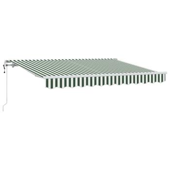 Einziehbare Markise Grün 250 x 200 cm Stoff