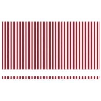 Markisenstoff mit Rot und Weiß 600 x 350 cm Polyester