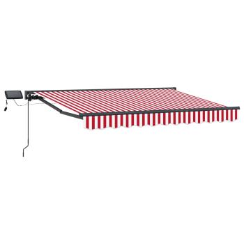 Manueller Markisenrahmen mit LEDs 3 x 2,5 m