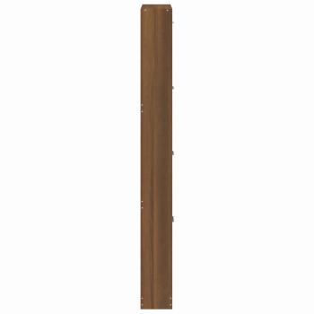 Schuhschrank Braun Eichen-Optik 59x17x150 cm Holzwerkstoff