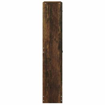 Schuhschrank Räuchereiche 59x17x81 cm Holzwerkstoff