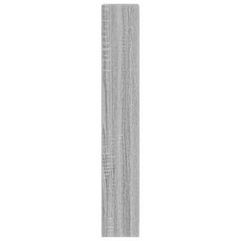 Schuhschrank Grau Sonoma 63x24x147 cm Holzwerkstoff