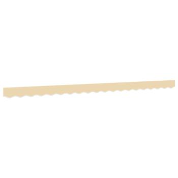 Markisenvolant Creme Gestreift 450 cm