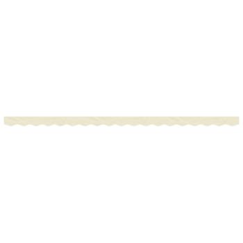 Markisenvolant Creme Gestreift 450 cm