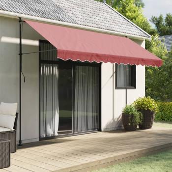 ARDEBO.de - Markisenvolant Burgunderrot 350 cm