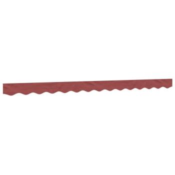 Markisenvolant Burgunderrot 350 cm