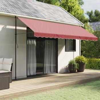 ARDEBO.de - Markisenvolant Burgunderrot 450 cm