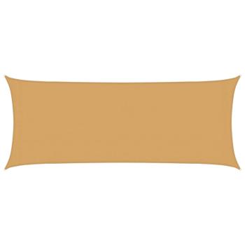 Sonnensegel 160 g/m² Rechteckig Sandfarben 2x5 m HDPE
