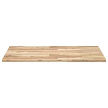 Tischplatte Rechteckig 120x70x2 cm Massivholz Akazie