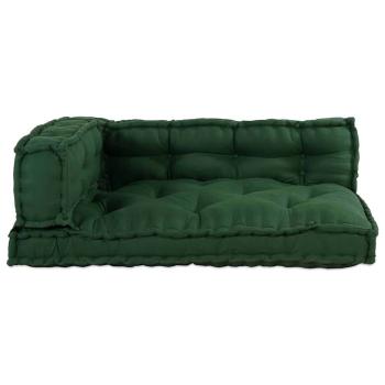 Pallet Sofa Kissen 3 stk. Stoff Grün 120 x 80 x 38 cm