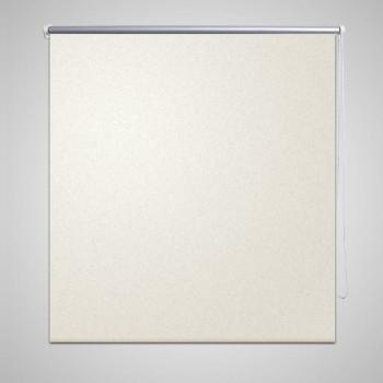 ARDEBO.de - Verdunkelungsrollo 104,4 x 230 cm, Stoffbreite 100 cm, Gebrochen Weiß