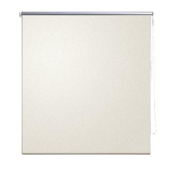 Verdunkelungsrollo 104,4 x 230 cm, Stoffbreite 100 cm, Gebrochen Weiß