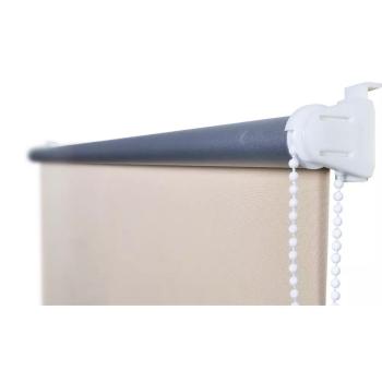 Verdunkelungsrollo 104,4 x 230 cm, Stoffbreite 100 cm, Gebrochen Weiß