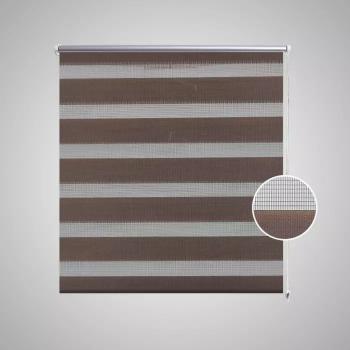 Zebra-Rollo 70,9 x 120 cm, Stoffbreite 66,7 cm, Kaffeebraun