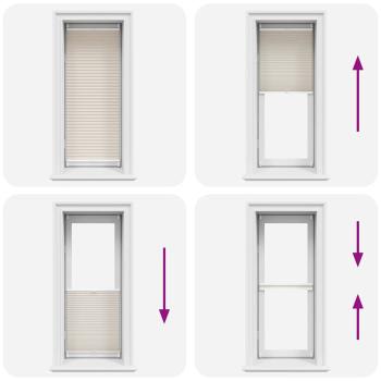 Plissee Faltrollo Rollo Plisseerollo 40x100cm Creme