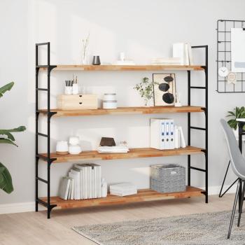 ARDEBO.de - Schweberegale 4 Stk. 160x30x4 cm Massivholz Akazie Ölbehandelt