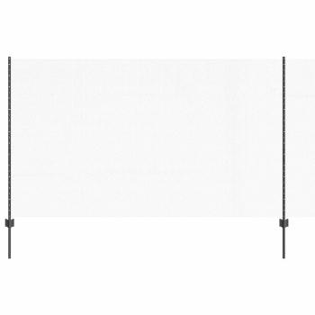 Sechseckzaun mit Pfosten 50 x 1,4 m PVC-beschichteter Stahl