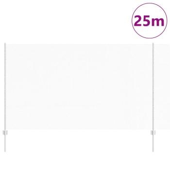 Sechseckzaun mit Pfosten 25 x 1,4 m Verzinkter Stahl Silber