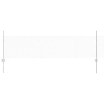 Zaun mit Pfosten Silber 0,5 x 100 m Stahl