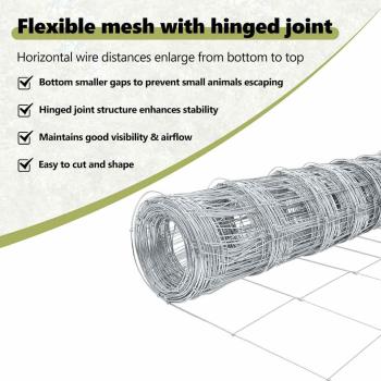 Zaun mit Pfosten Silber 1,5 x 25 m Stahl