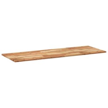 Tischplatte Rechteckig 160x50x2 cm Massivholz Akazie