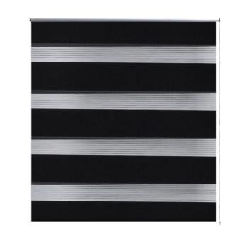 Zebra-Rollo 40,9 x 100 cm, Stoffbreite 36,7 cm, schwarz