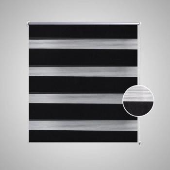Zebra-Rollo 40,9 x 100 cm, Stoffbreite 36,7 cm, schwarz