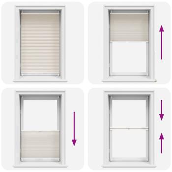 Plissee Rollo Jalousie Plisseerollo 90x150cm Creme