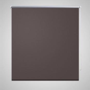 ARDEBO.de - Verdunkelungsrollo 64,4 x 120 cm, Stoffbreite 60 cm, Kaffeebraun
