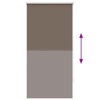 Verdunkelungsrollo 64,4 x 120 cm, Stoffbreite 60 cm, Kaffeebraun