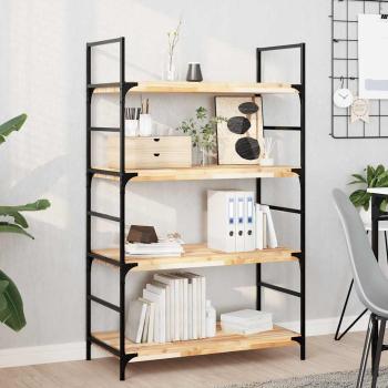 ARDEBO.de - Schweberegale 2 Stk. 80x40x4 cm Massivholz Akazie Unbehandelt