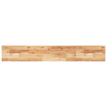 Schweberegal 120x20x2 cm Massivholz Akazie Ölbehandelt